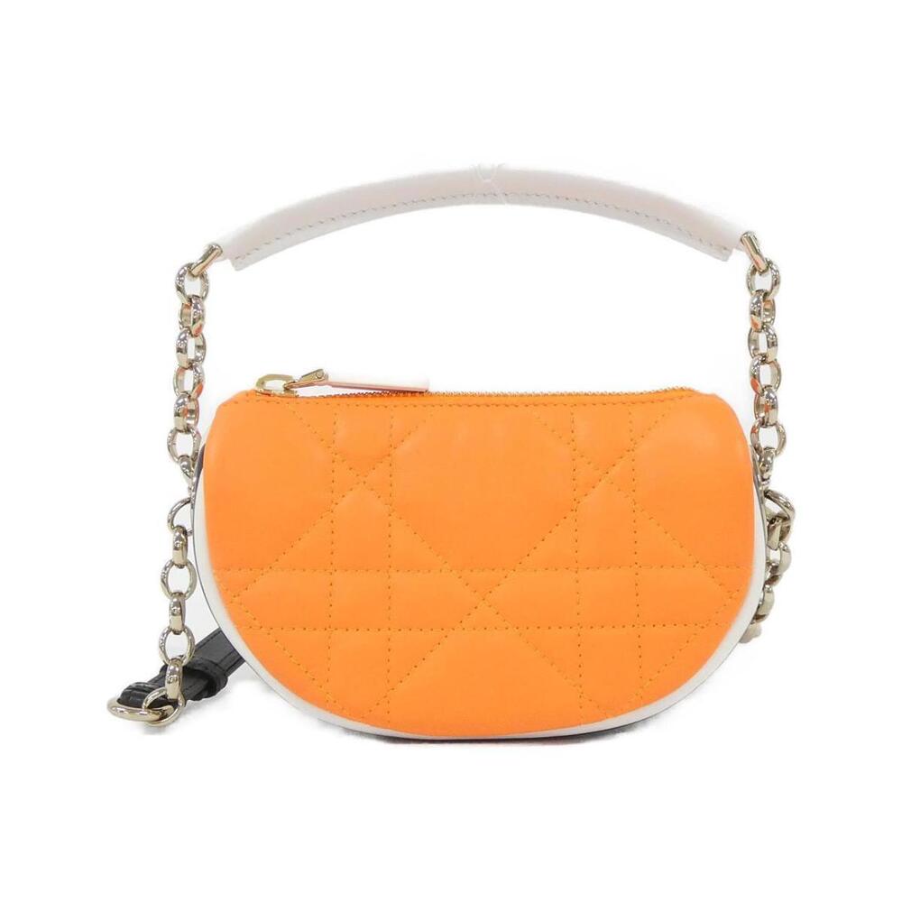 Christian Dior Vibe Hobo bag orange lambskin leather